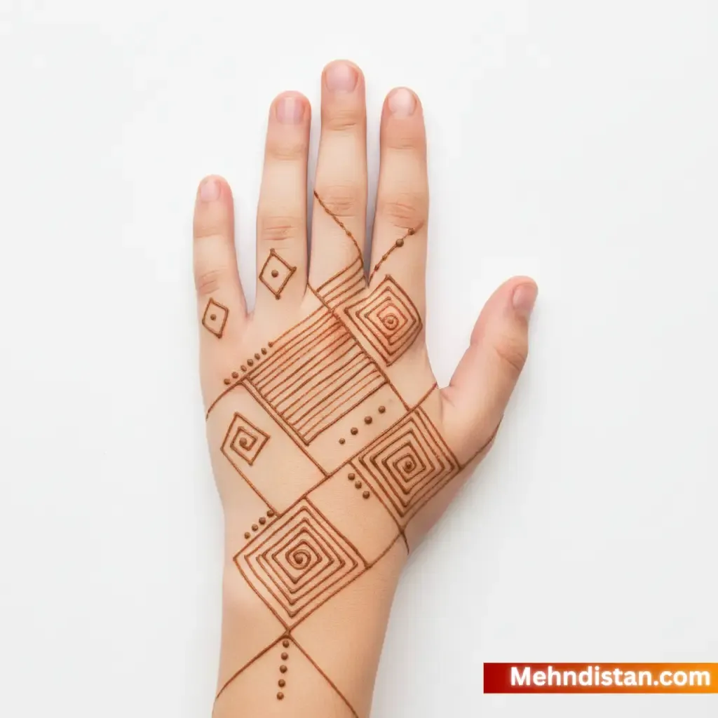 Boys Mehndi Design idea