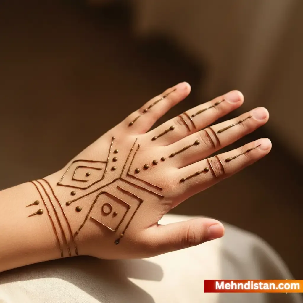 Boys Mehndi Design idea
