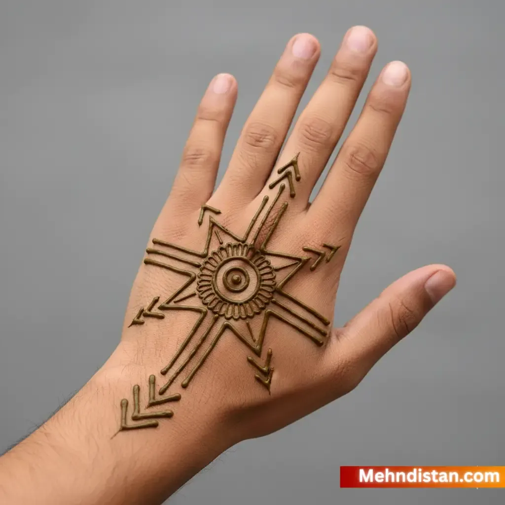 Boys Mehndi Design idea
