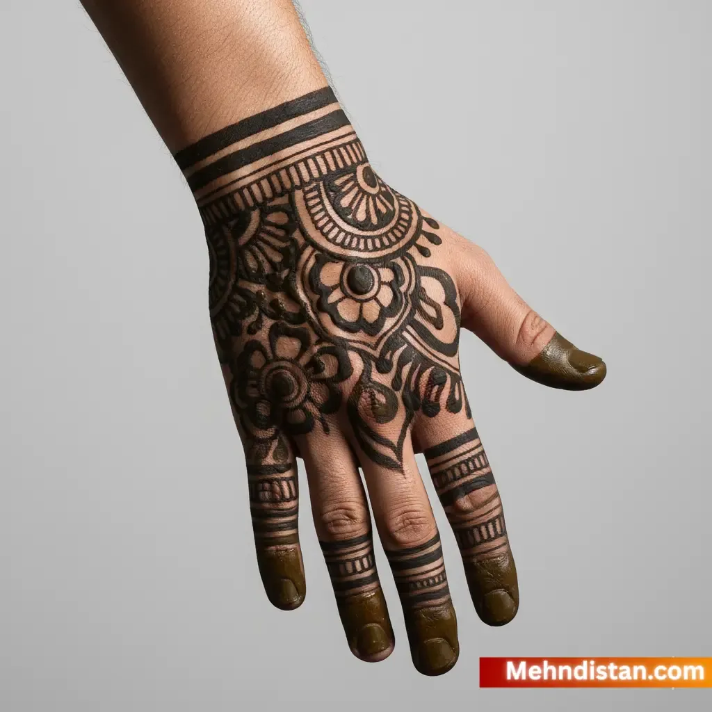 Boys Mehndi Design idea
