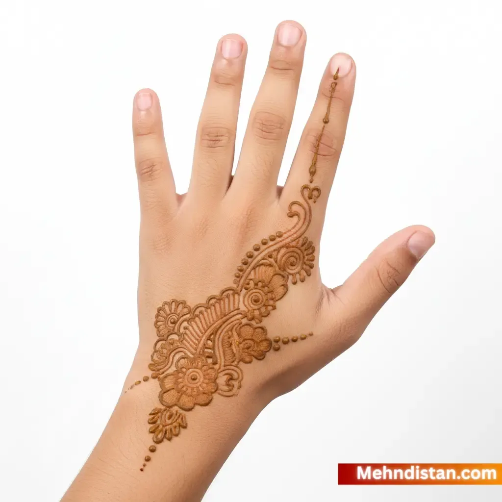 Boys Mehndi Design idea