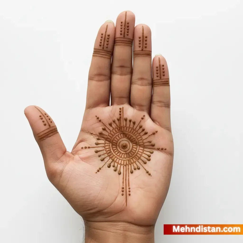 Boys Mehndi Design idea