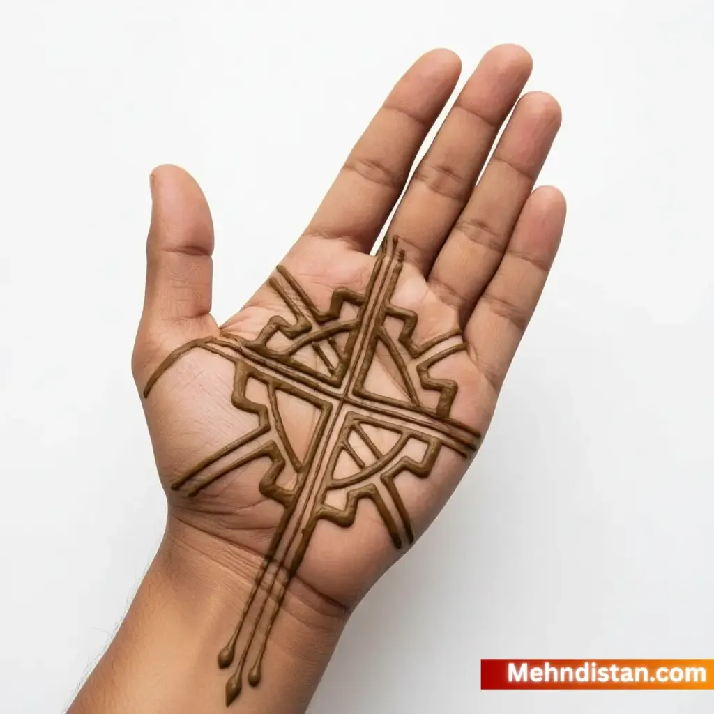 Boys Mehndi Design idea