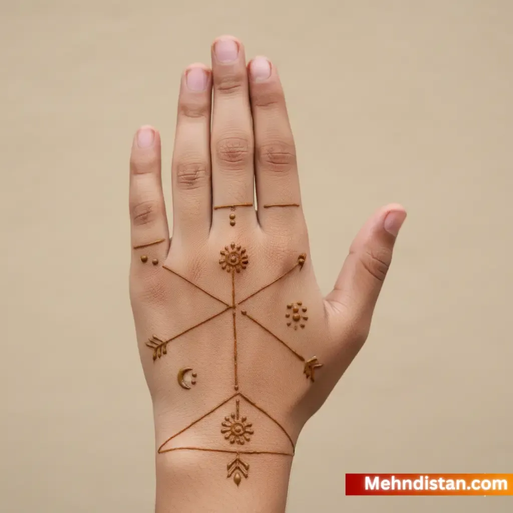 Boys Mehndi Design idea