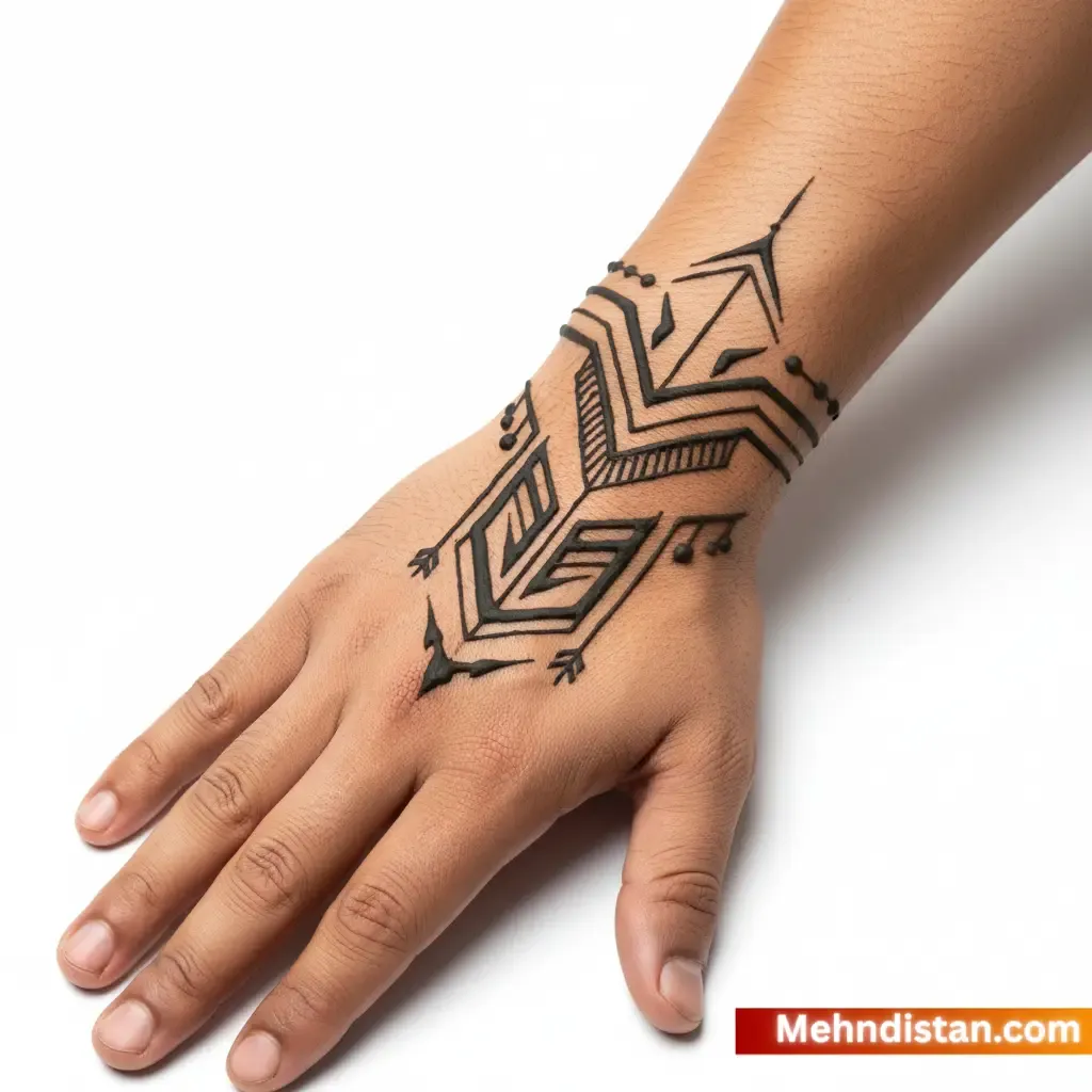 Boys Mehndi Design idea