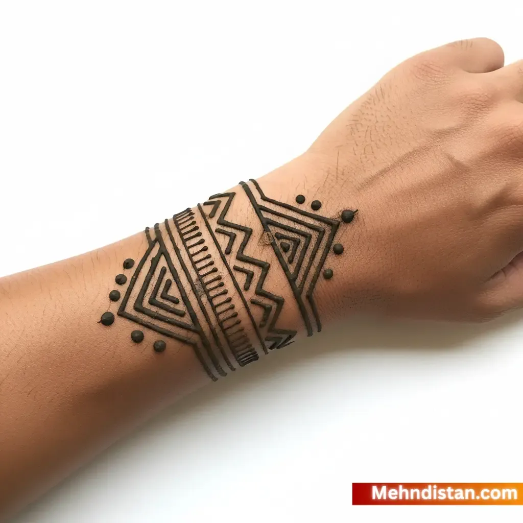 Boys Mehndi Design idea
