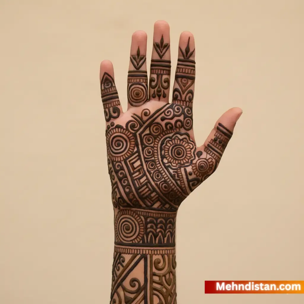 Boys Mehndi Design idea