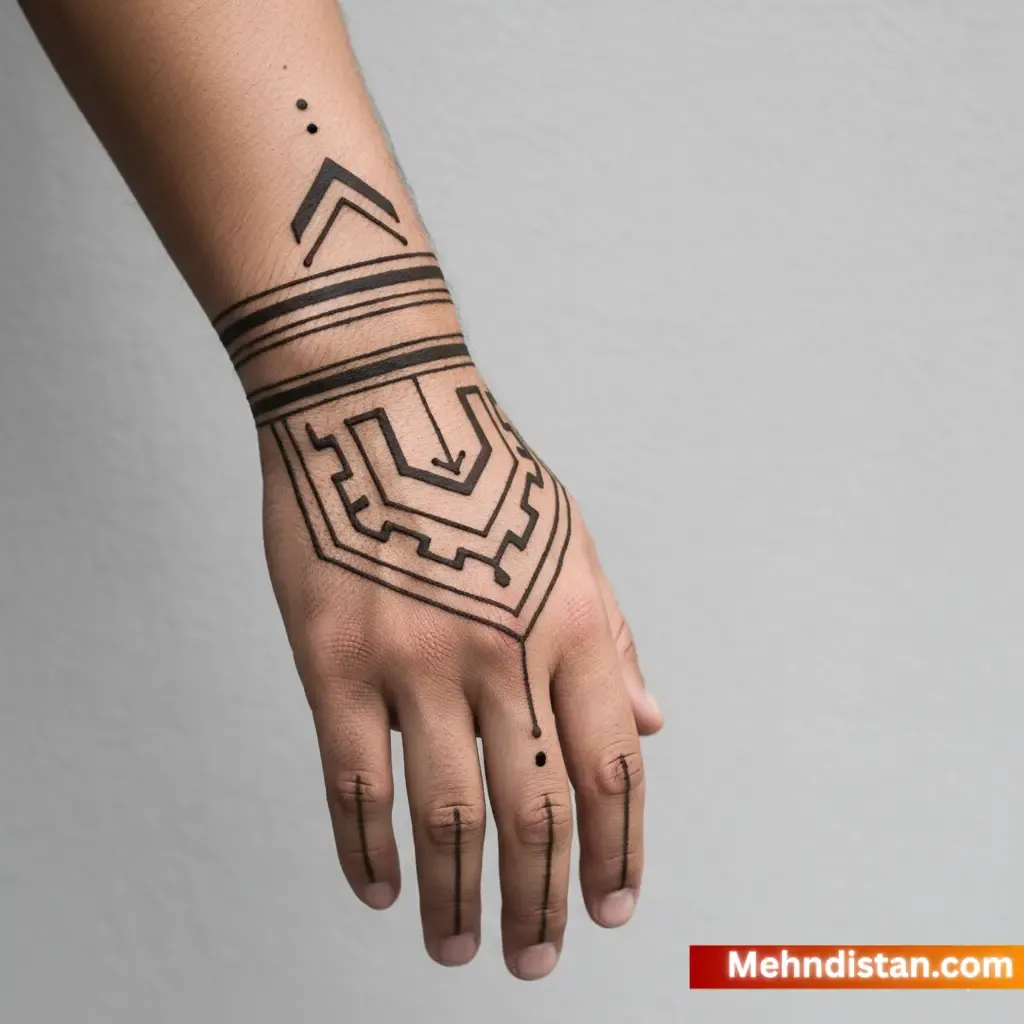 Boys Mehndi Design idea