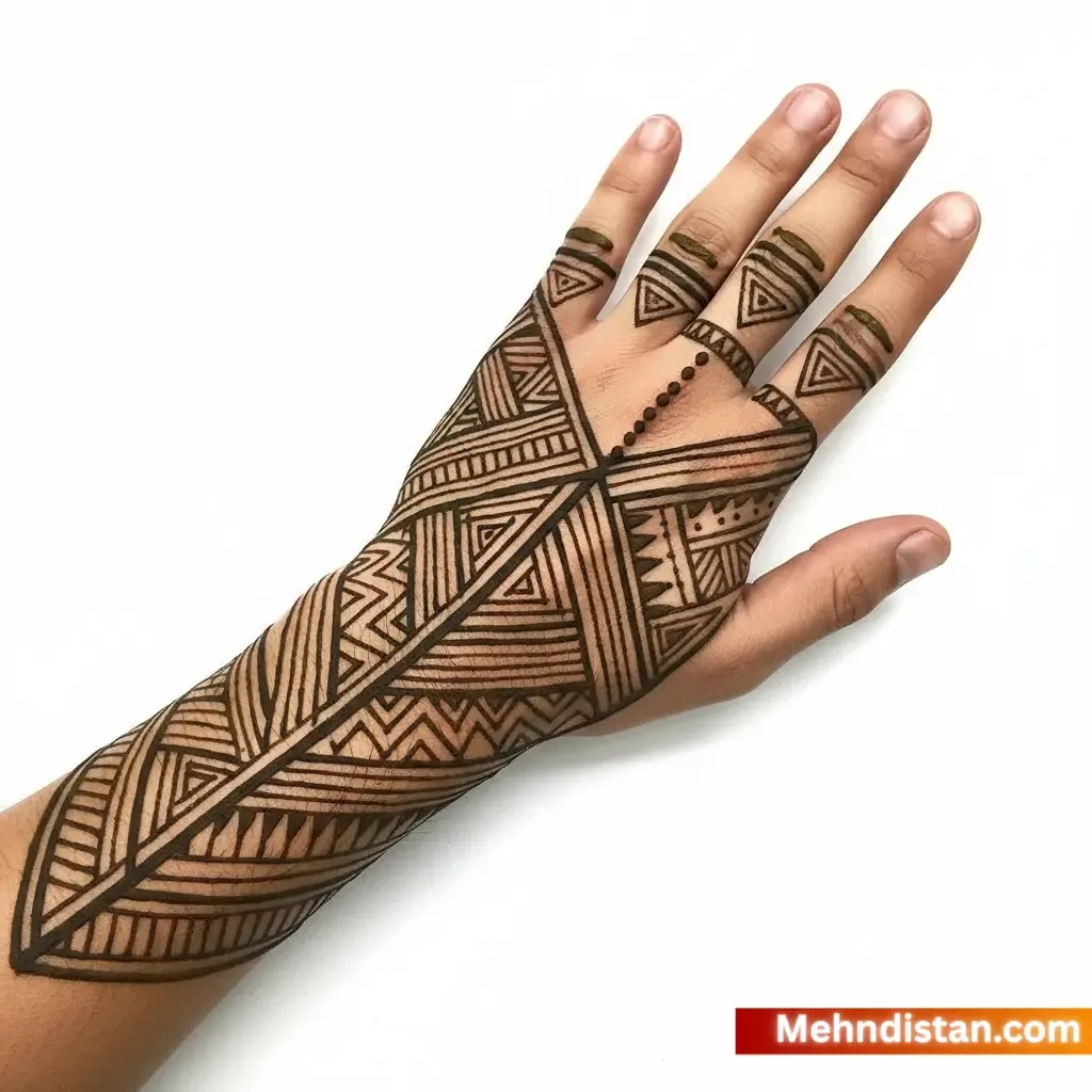Boys Mehndi Design idea