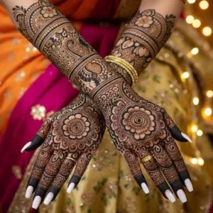 Bridal Mehndi Designs for Foot and Legs idea