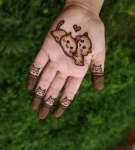 Butterfly Mehndi Design idea