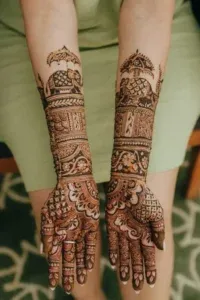 Bridal Mehndi Designs for Foot and Legs idea