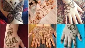 Butterfly Mehndi Design idea