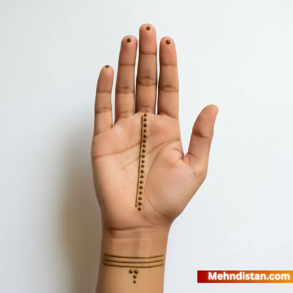 Boys Mehndi Design idea