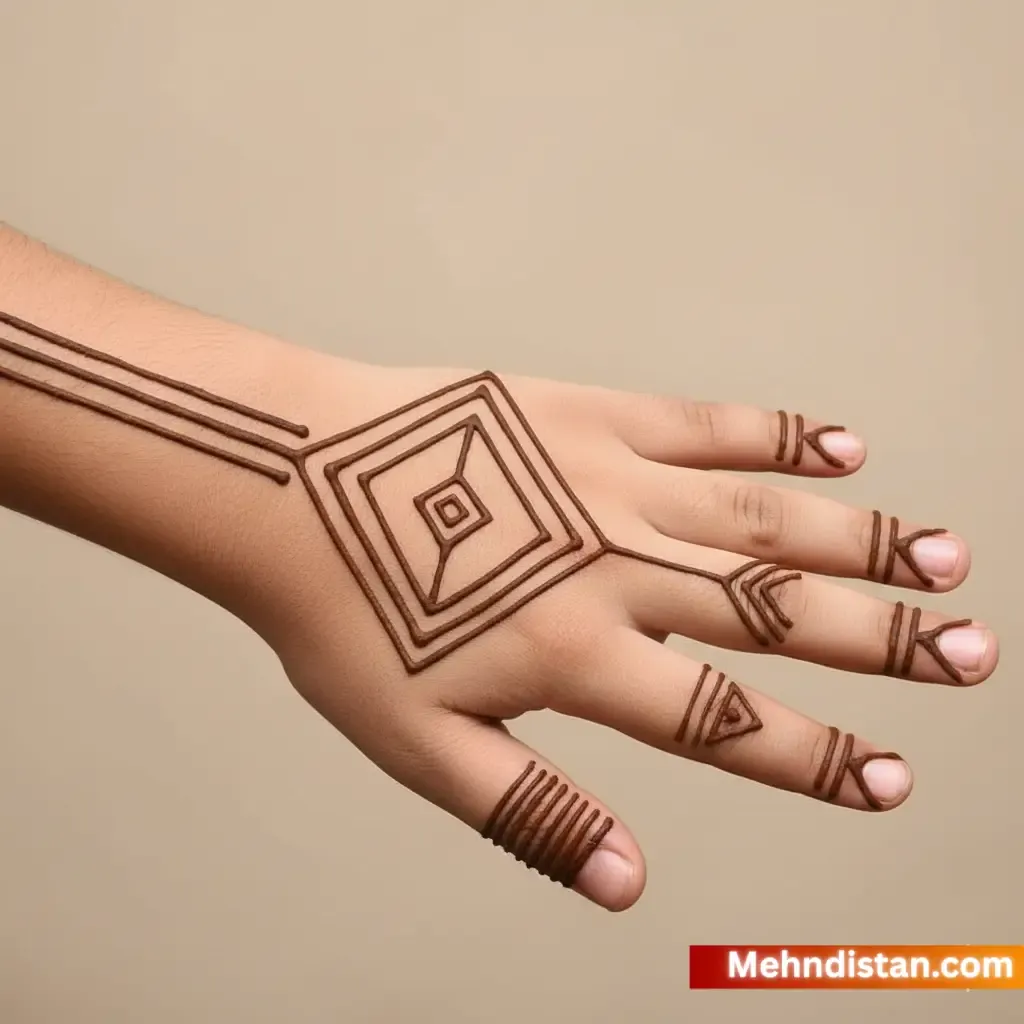 Boys Mehndi Design idea