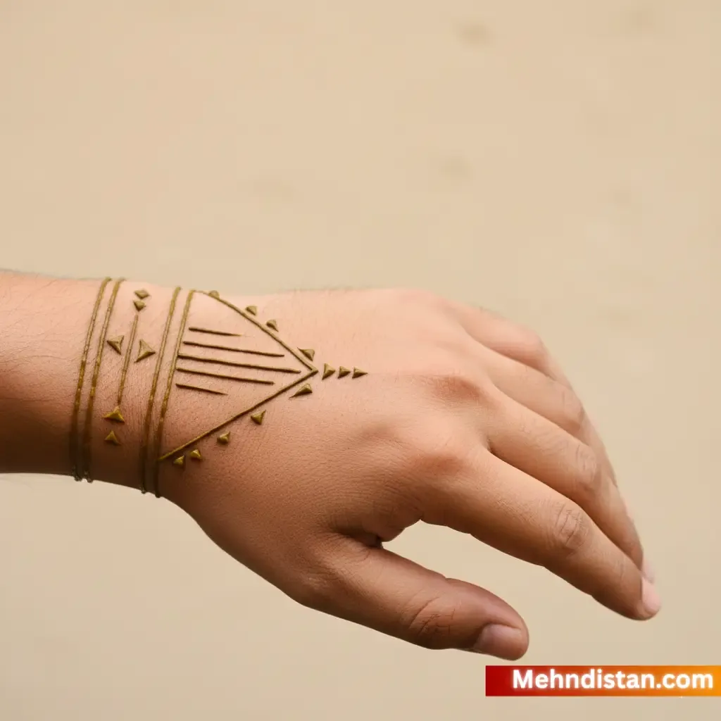 Boys Mehndi Design idea