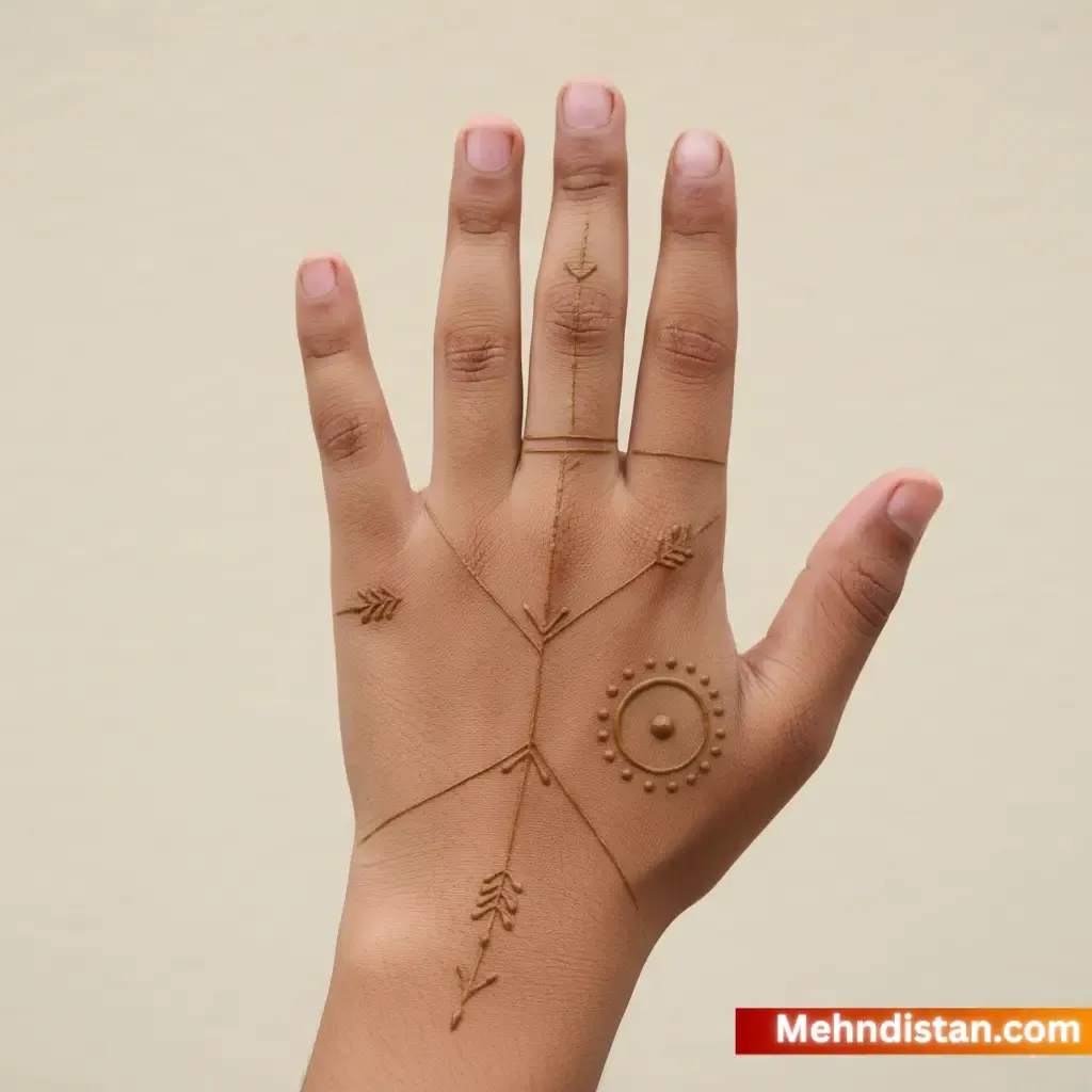 Boys Mehndi Design idea