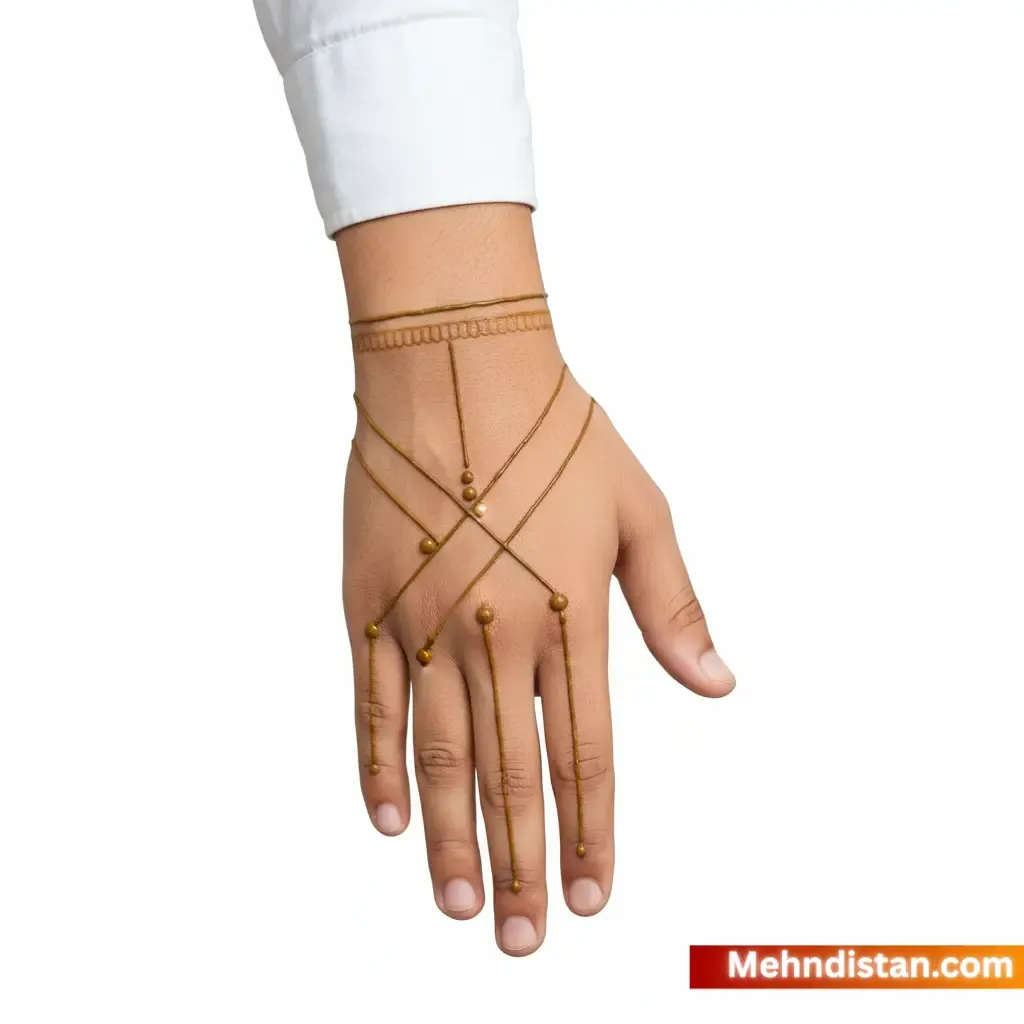 Boys Mehndi Design idea