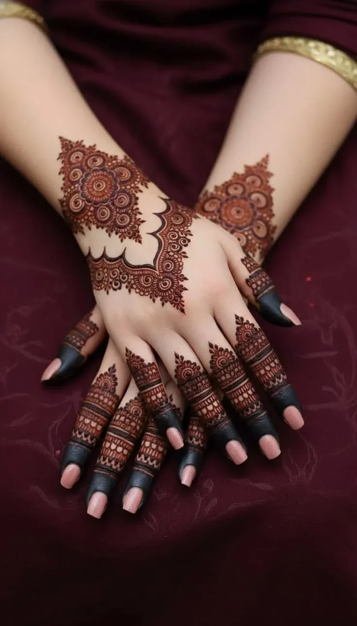Rabeeca Khan Mehndi Design idea