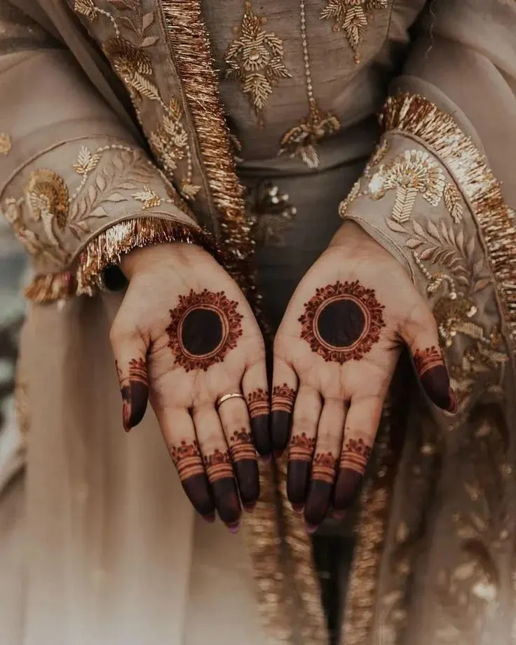 Floral Mehndi Design for Front Hand idea