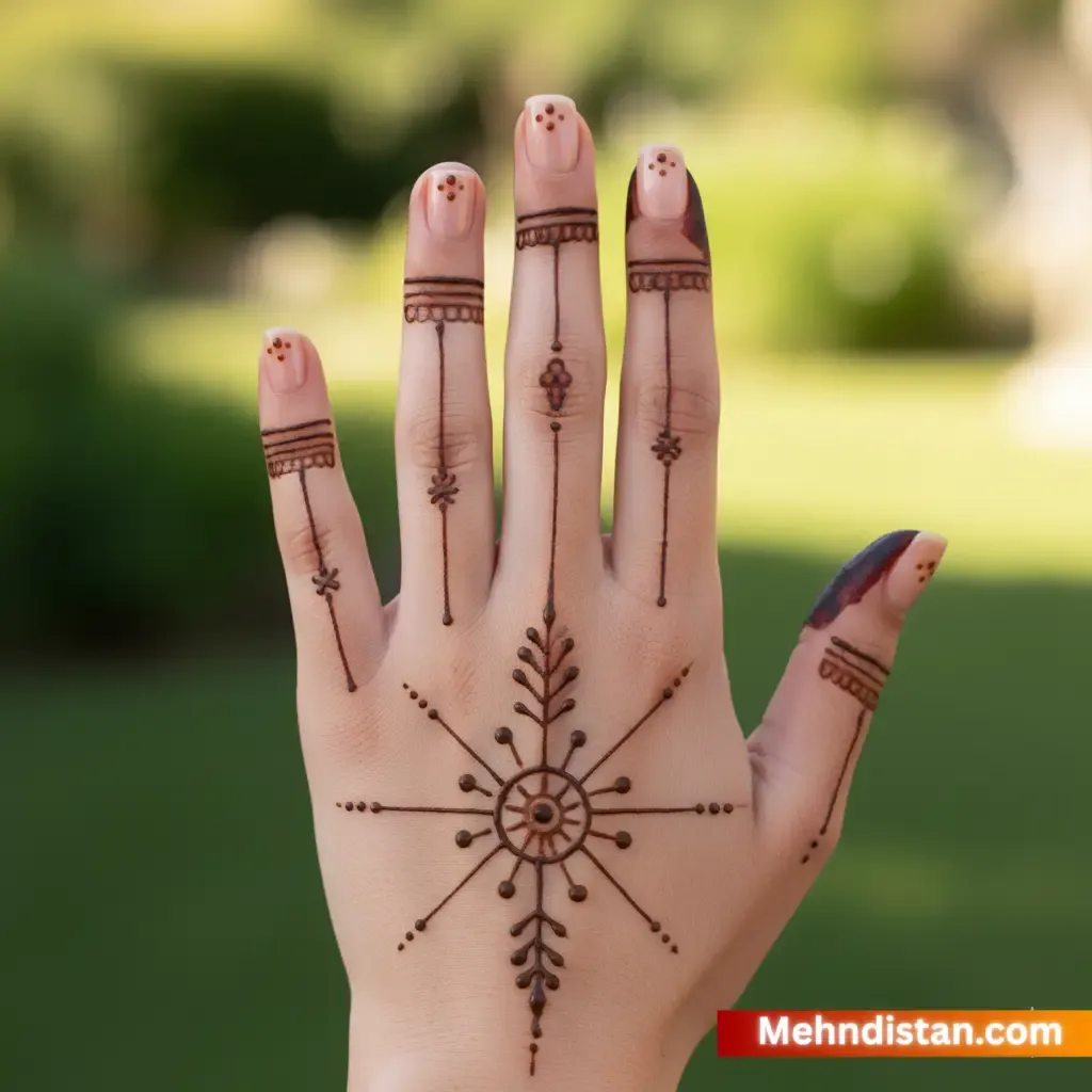 Girl Mehndi Design idea