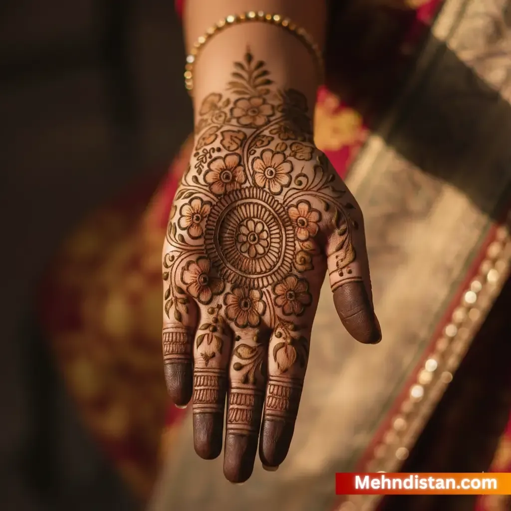 Girl Mehndi Design idea
