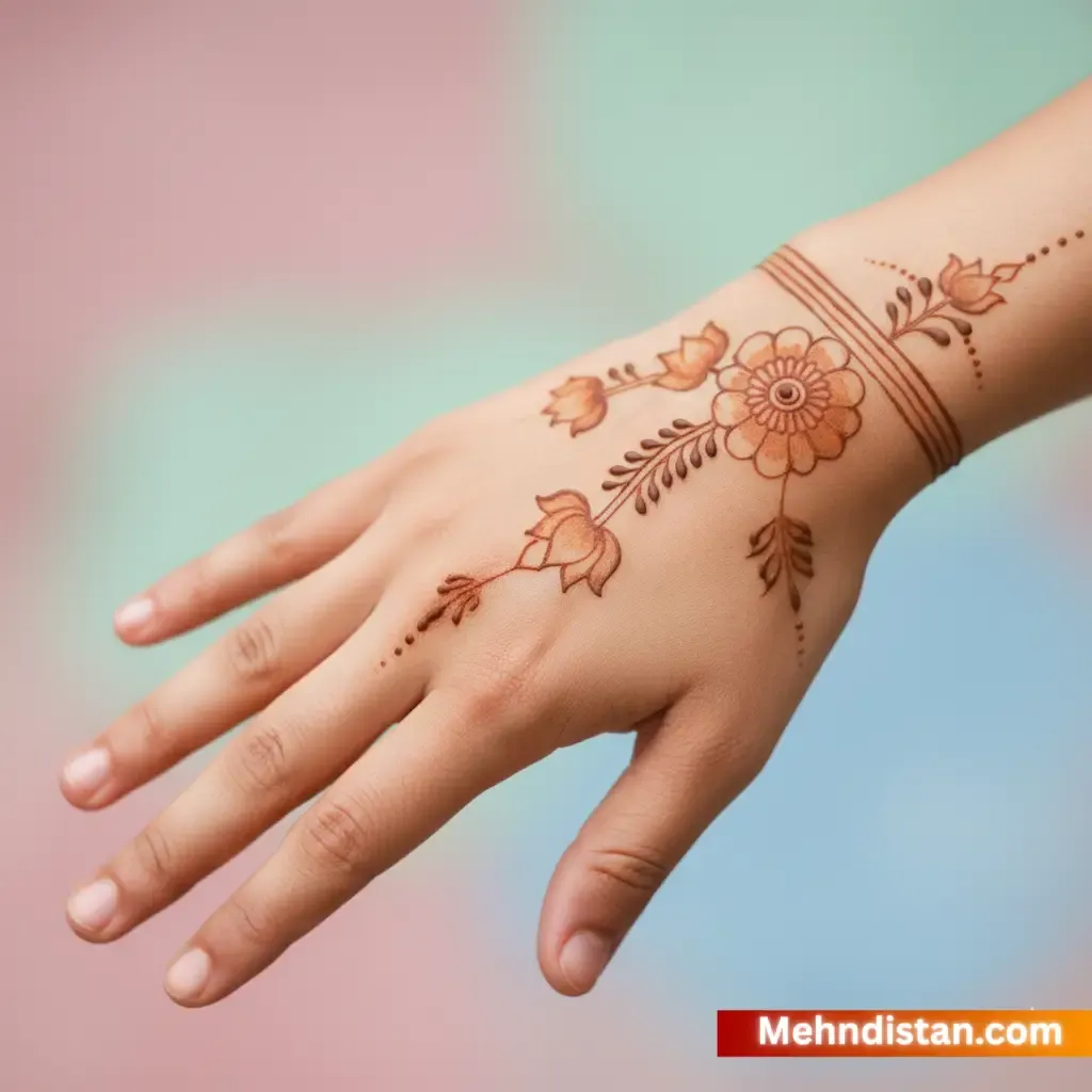Girl Mehndi Design idea
