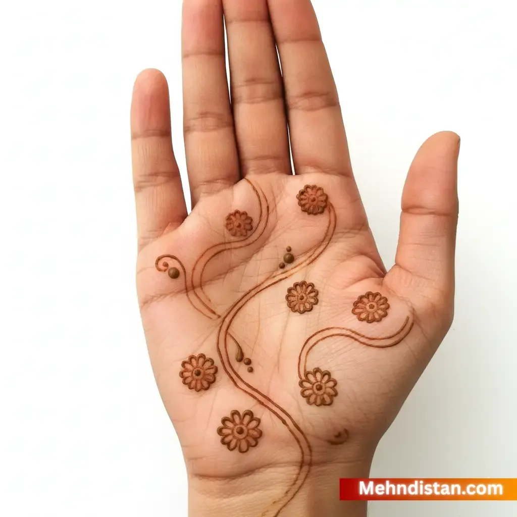 Girl Mehndi Design idea