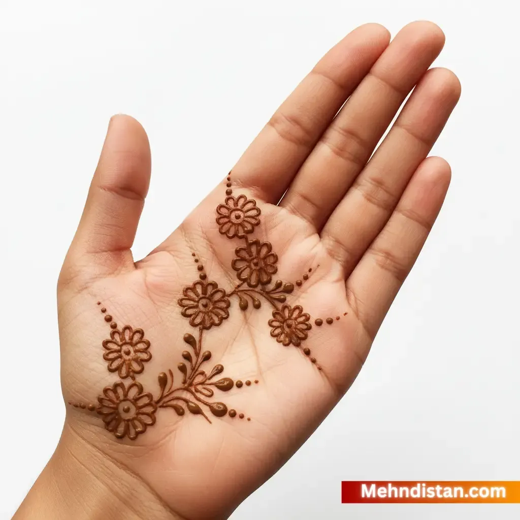 Girl Mehndi Design idea