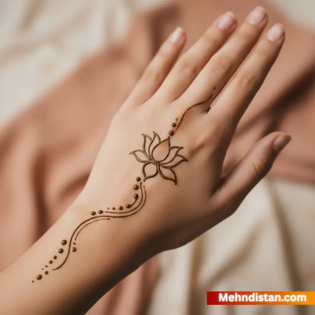 Girl Mehndi Design idea