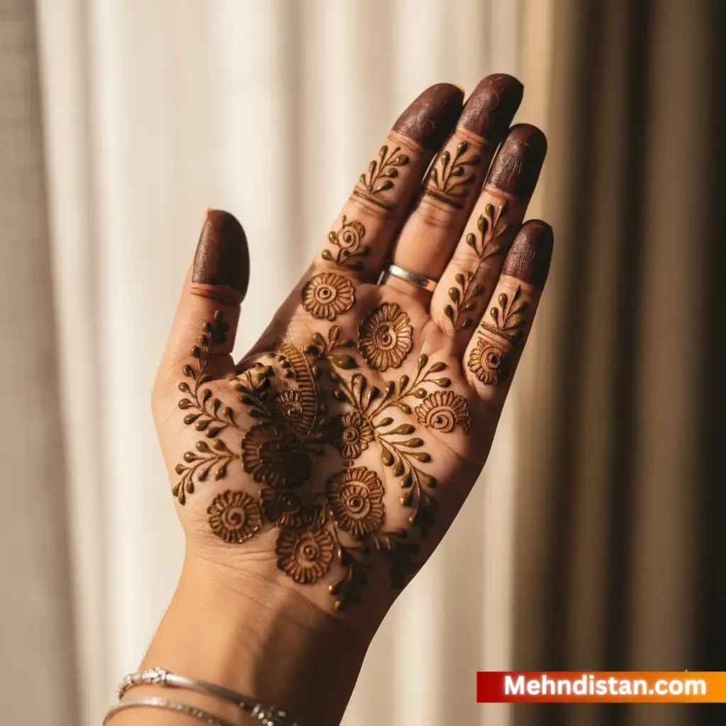 Girl Mehndi Design idea