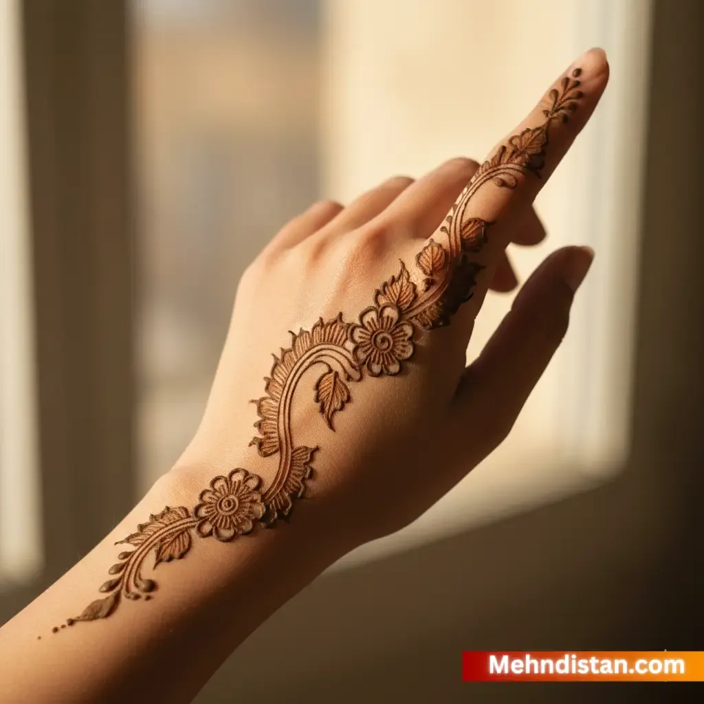 Girl Mehndi Design idea