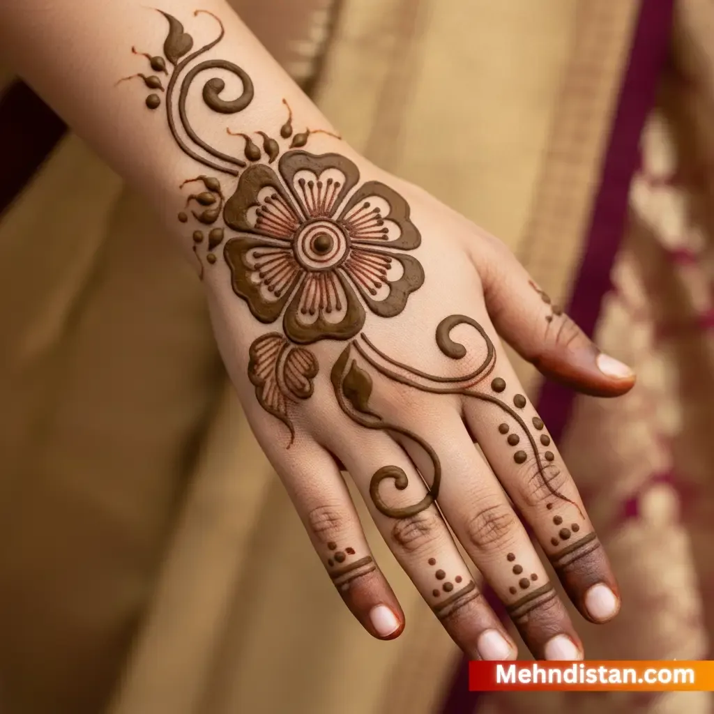Girl Mehndi Design idea
