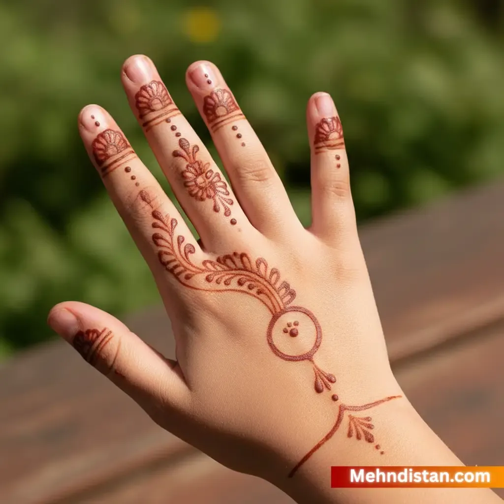Girl Mehndi Design idea