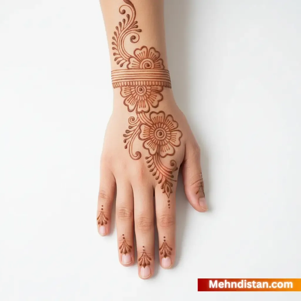 Girl Mehndi Design idea