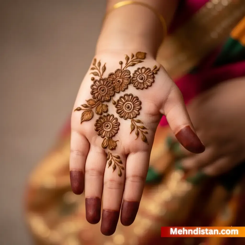 Girl Mehndi Design idea