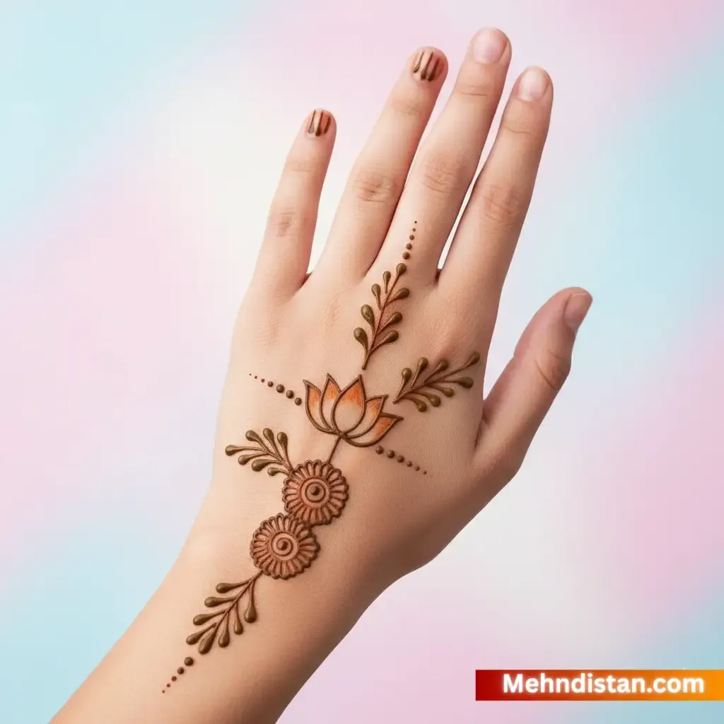 Girl Mehndi Design idea