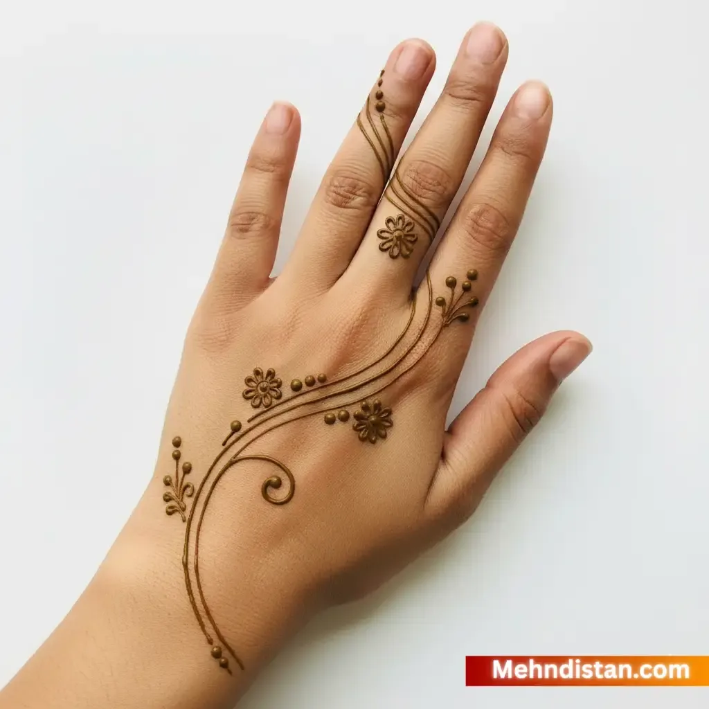 Girl Mehndi Design idea