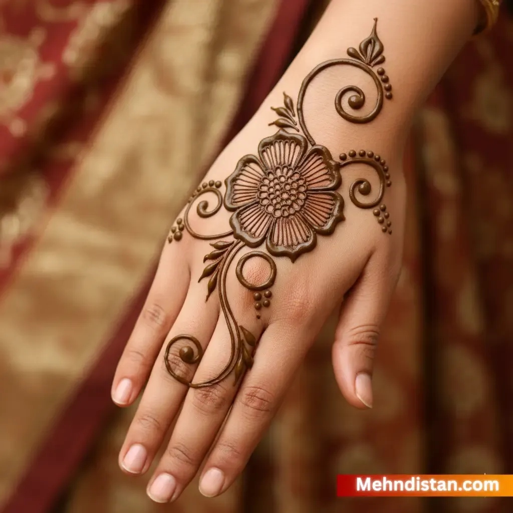 Girl Mehndi Design idea