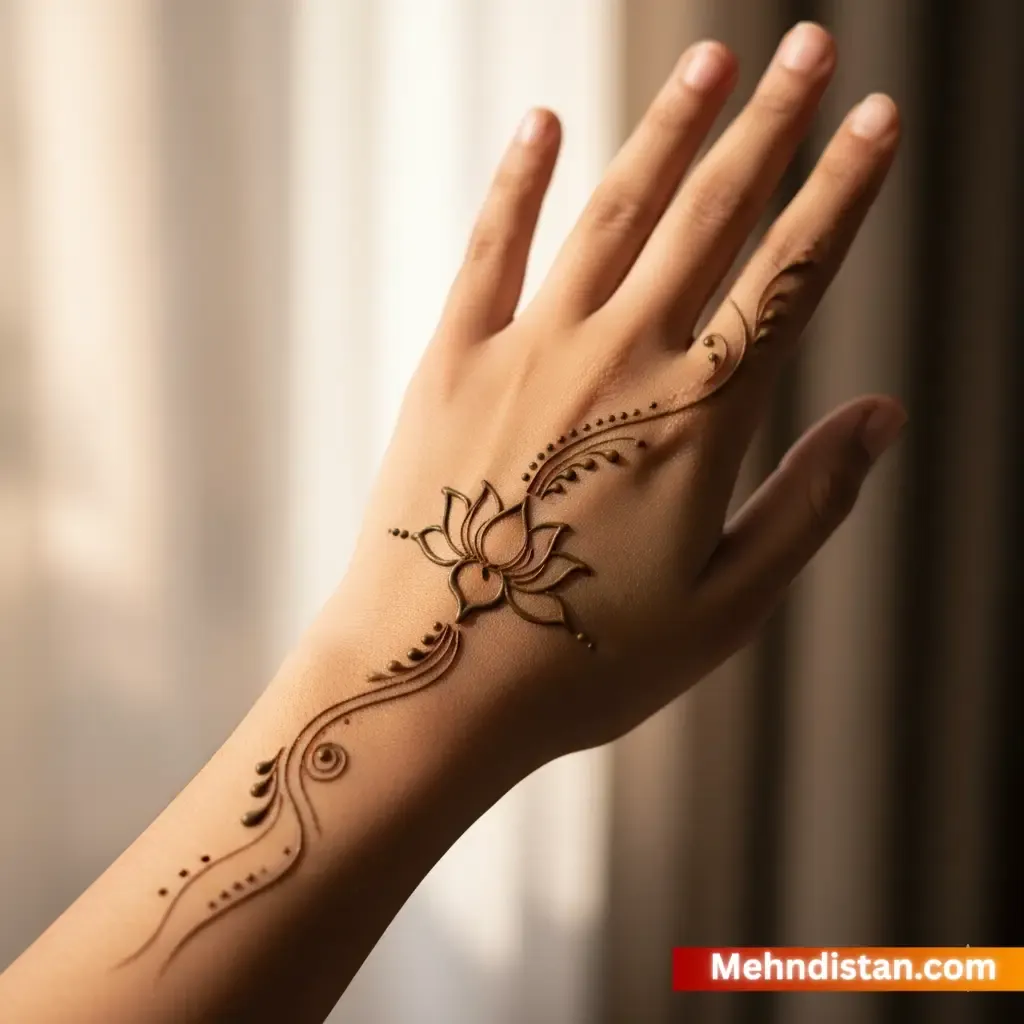 Girl Mehndi Design idea