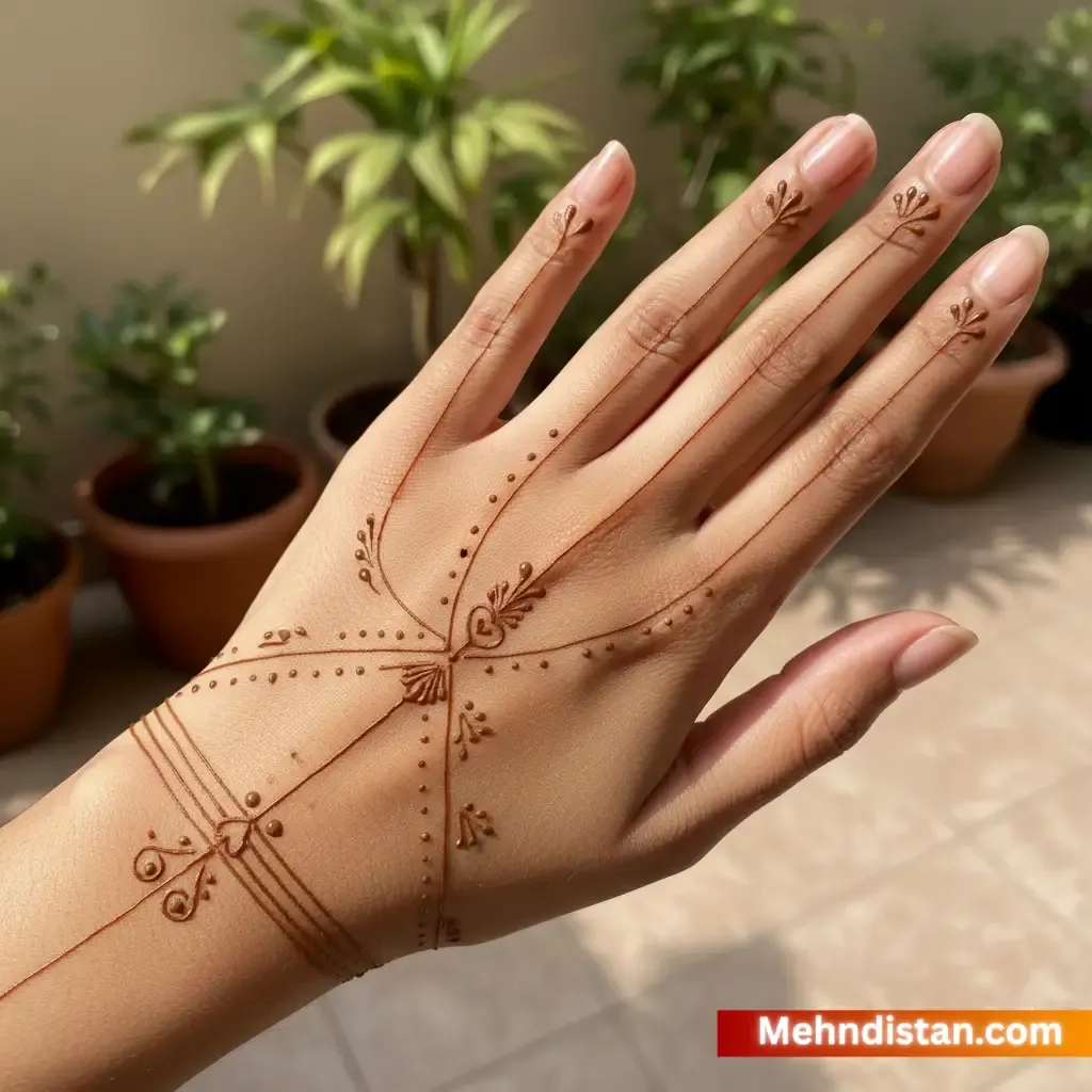 Girl Mehndi Design idea