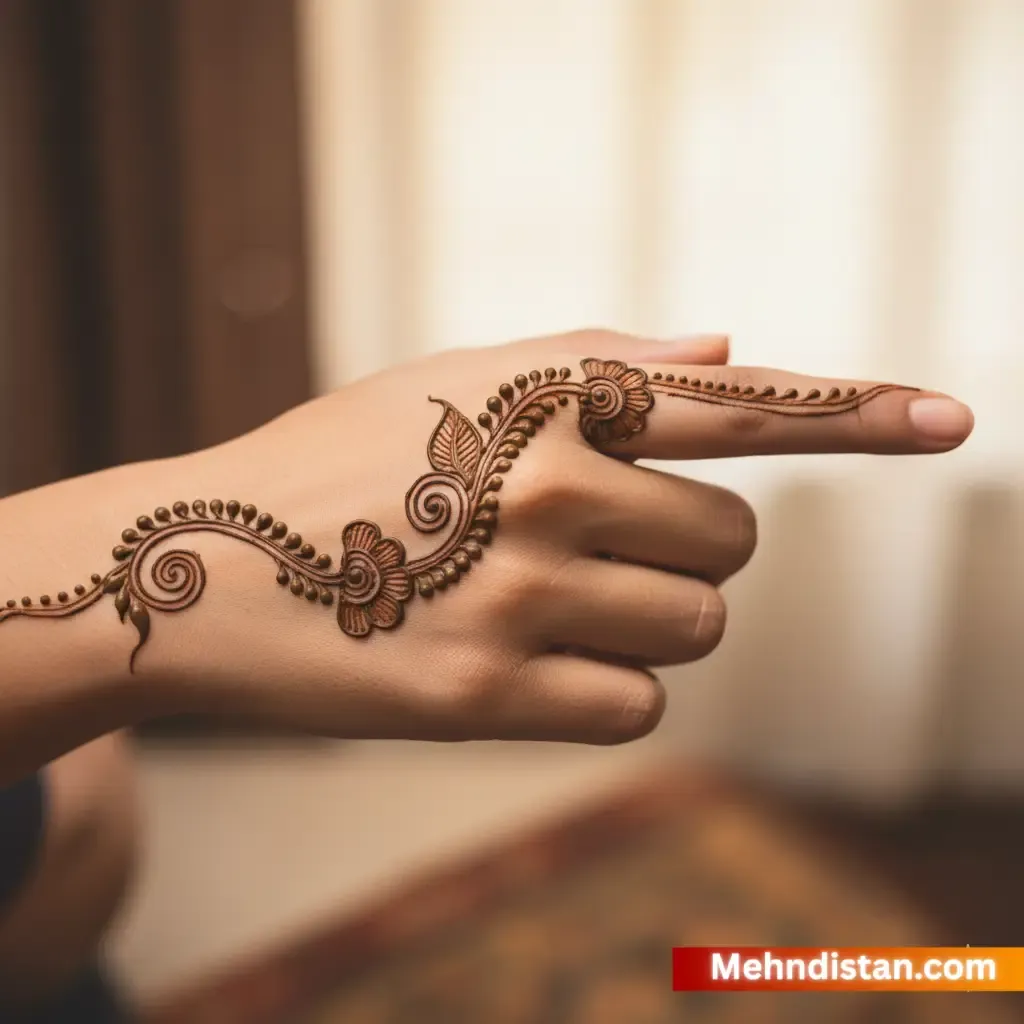 Girl Mehndi Design idea