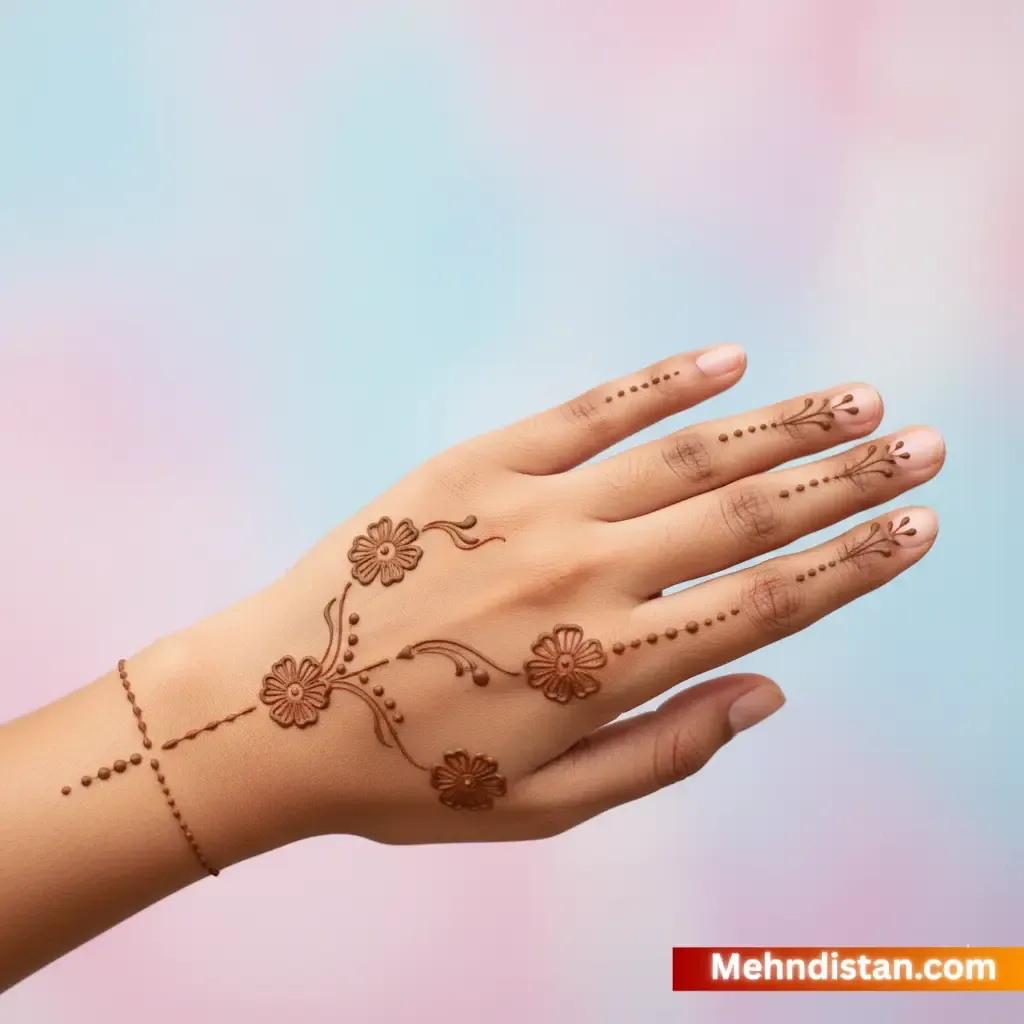 Girl Mehndi Design idea