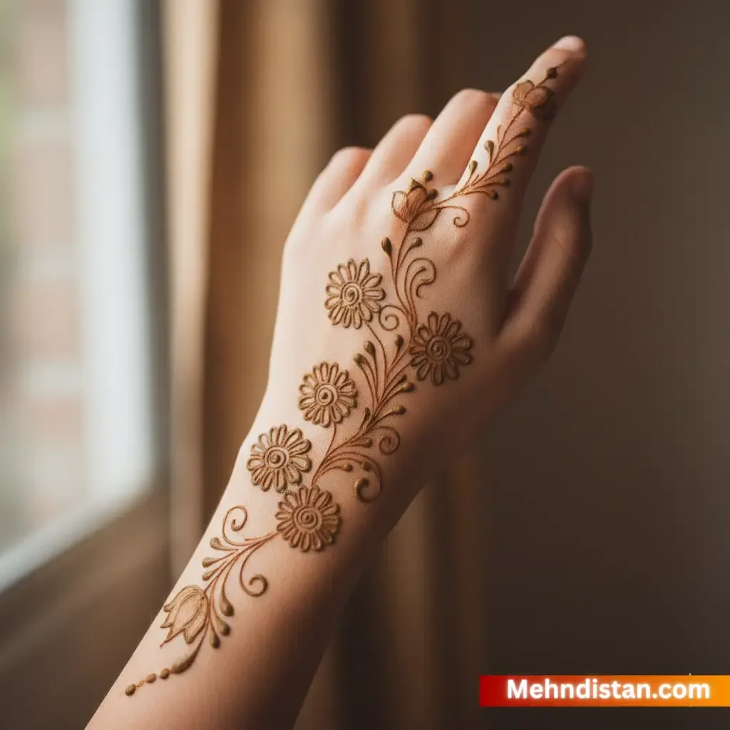 Girl Mehndi Design idea