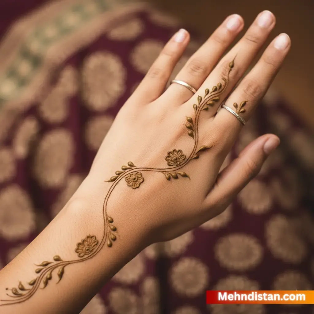Girl Mehndi Design idea