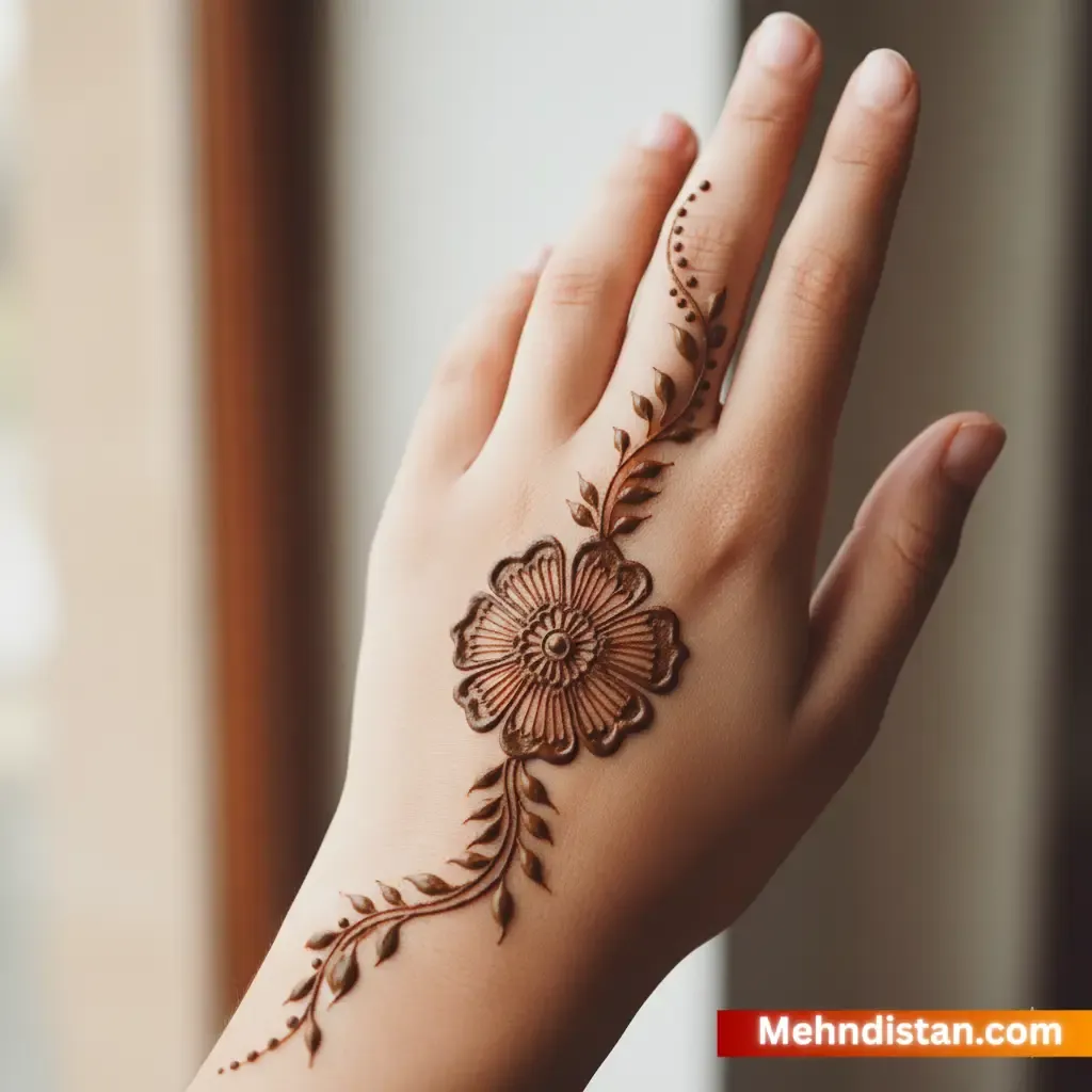 Girl Mehndi Design idea