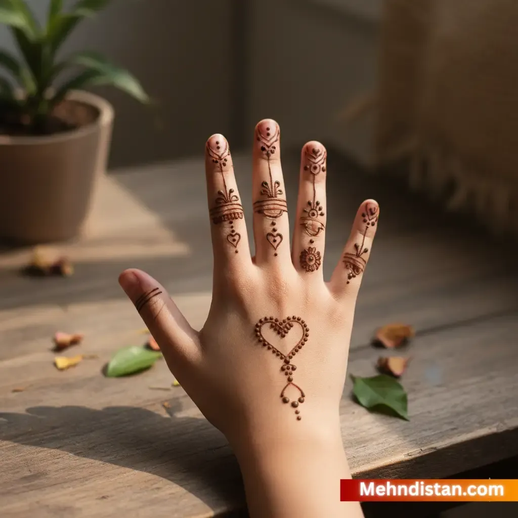 Girl Mehndi Design idea