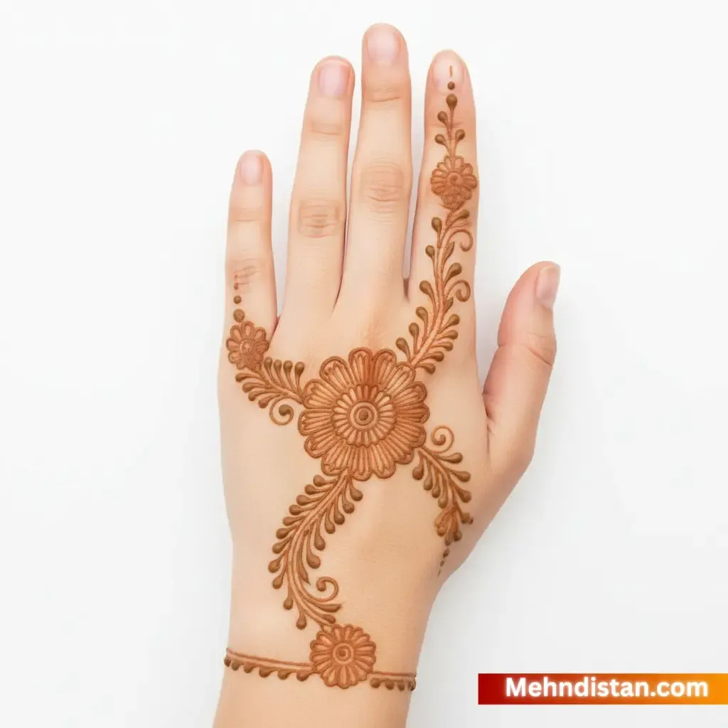 Girl Mehndi Design idea