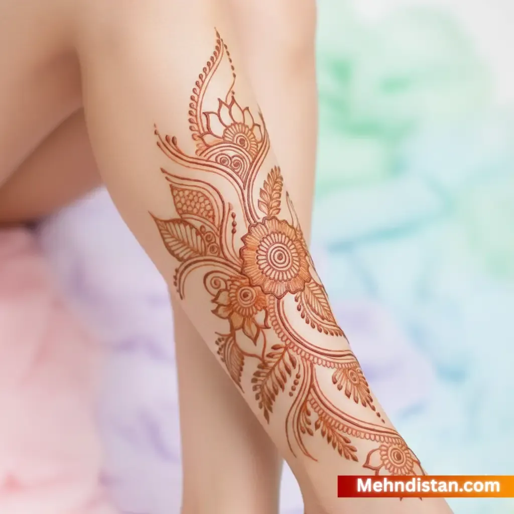 Girl Mehndi Design idea