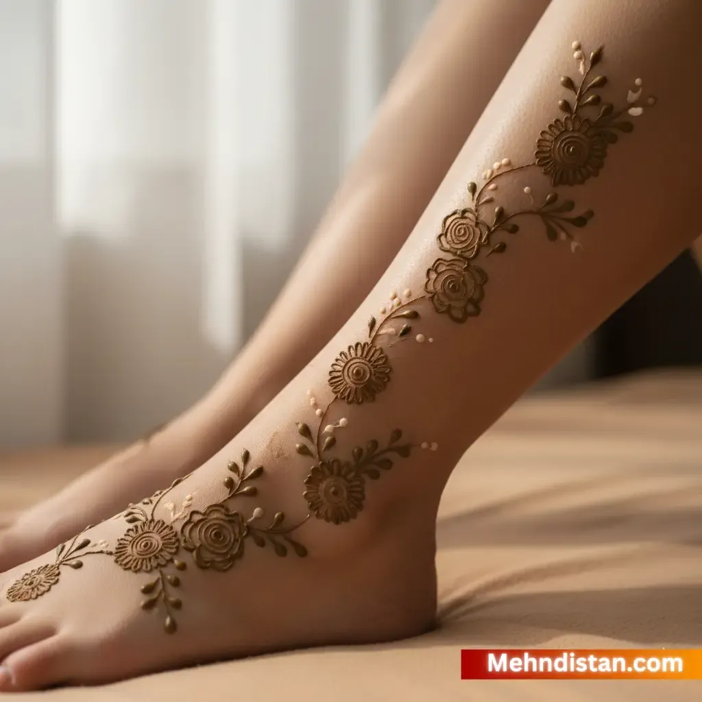 Girl Mehndi Design idea
